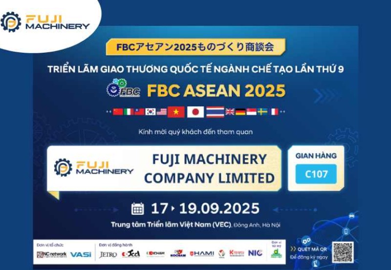 Fuji Machinery tham gia Triển lãm FBC ASEAN 2025 tại Hà Nội