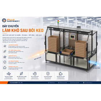 Chuyền làm khô sau bôi keo