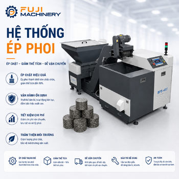 Hệ thống ép phoi kim loại BPS - 45T